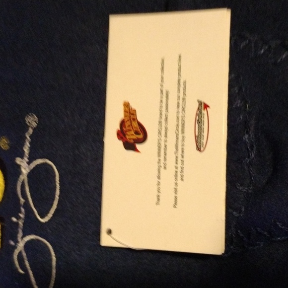 NWT NASCAR #48 Jimmie Johnson blanket Navy blue - Picture 2 of 4